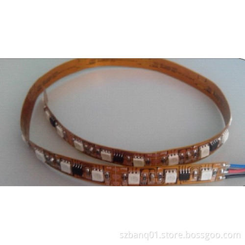 60LED/M SMD5050 RGB Chase Non-Waterproof 12V Flexible LED Strip Light.